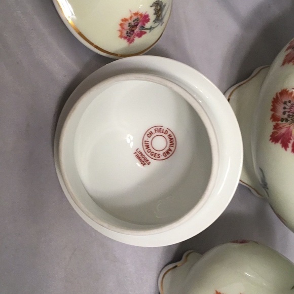 Very RARE LIMOGES FRANCE, HAVILAND PORCELAIN TEA SET FOR THE DUKE OF CHOISEUL - Picture 5 of 8